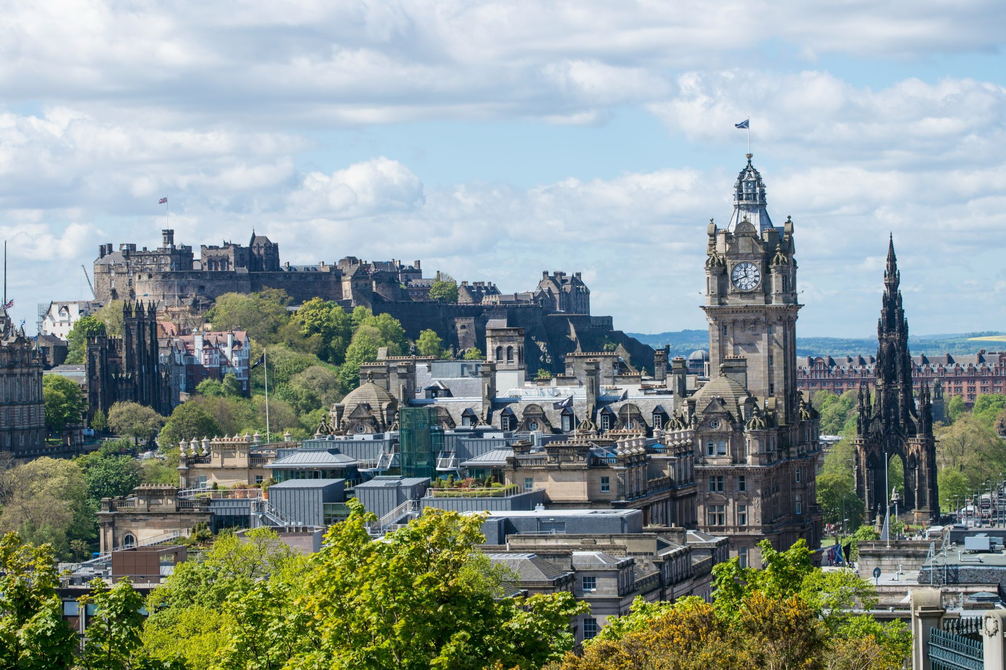 Edinburgh skyline seen from Calton Hill