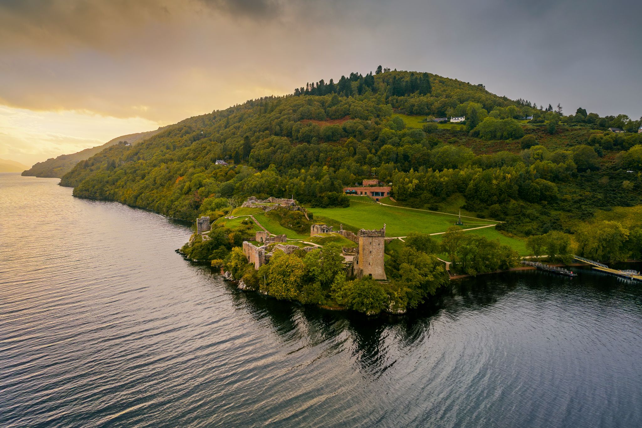 Urquhart Castle in Loch Ness