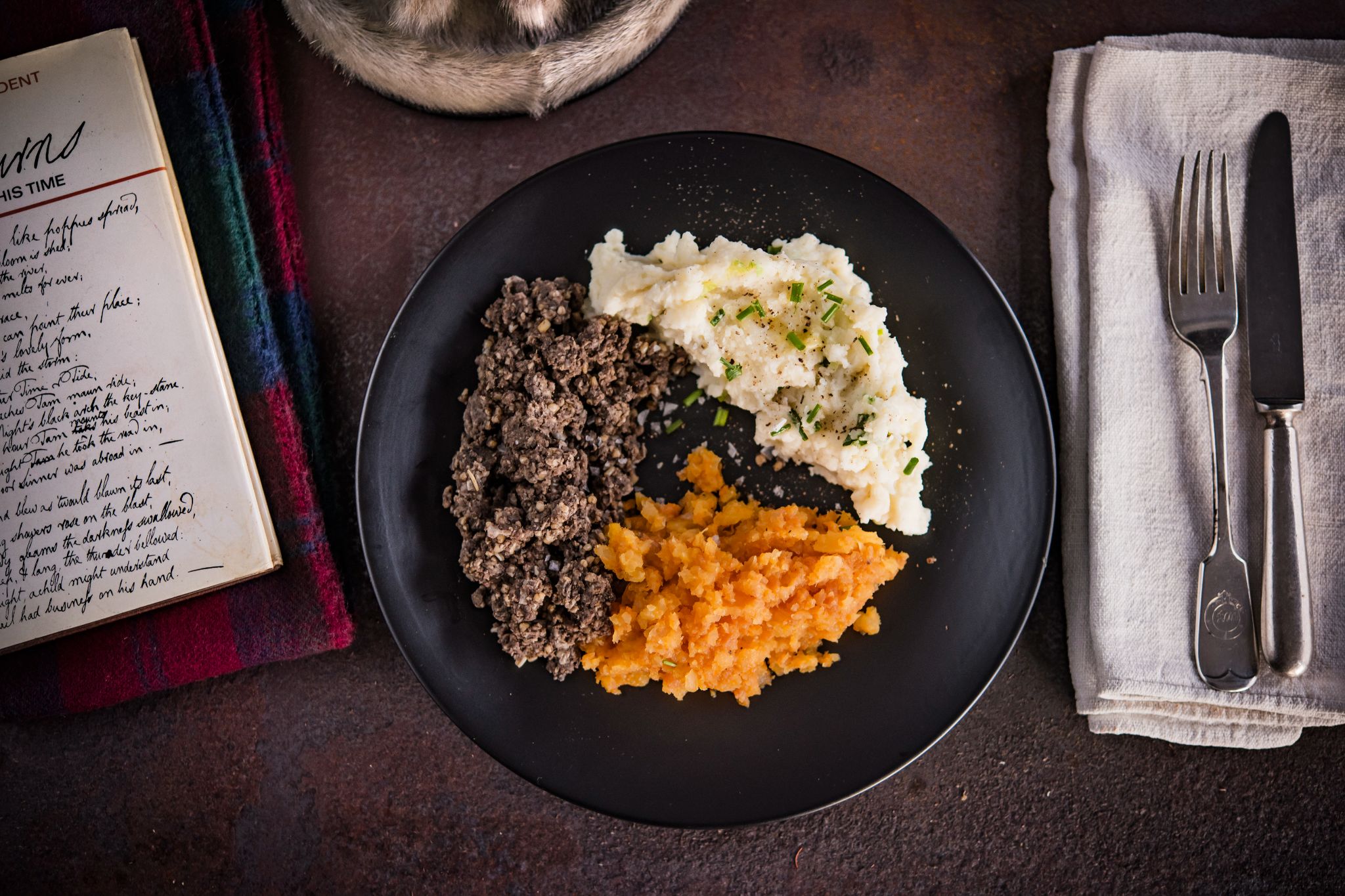 Haggis neeps and tatties