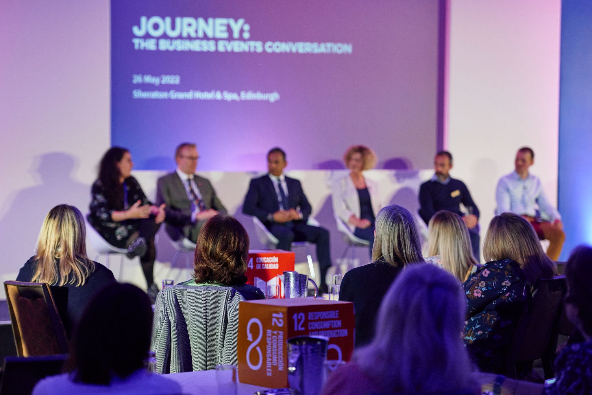 Panel discussion at the Journey: The Business Events Conversation