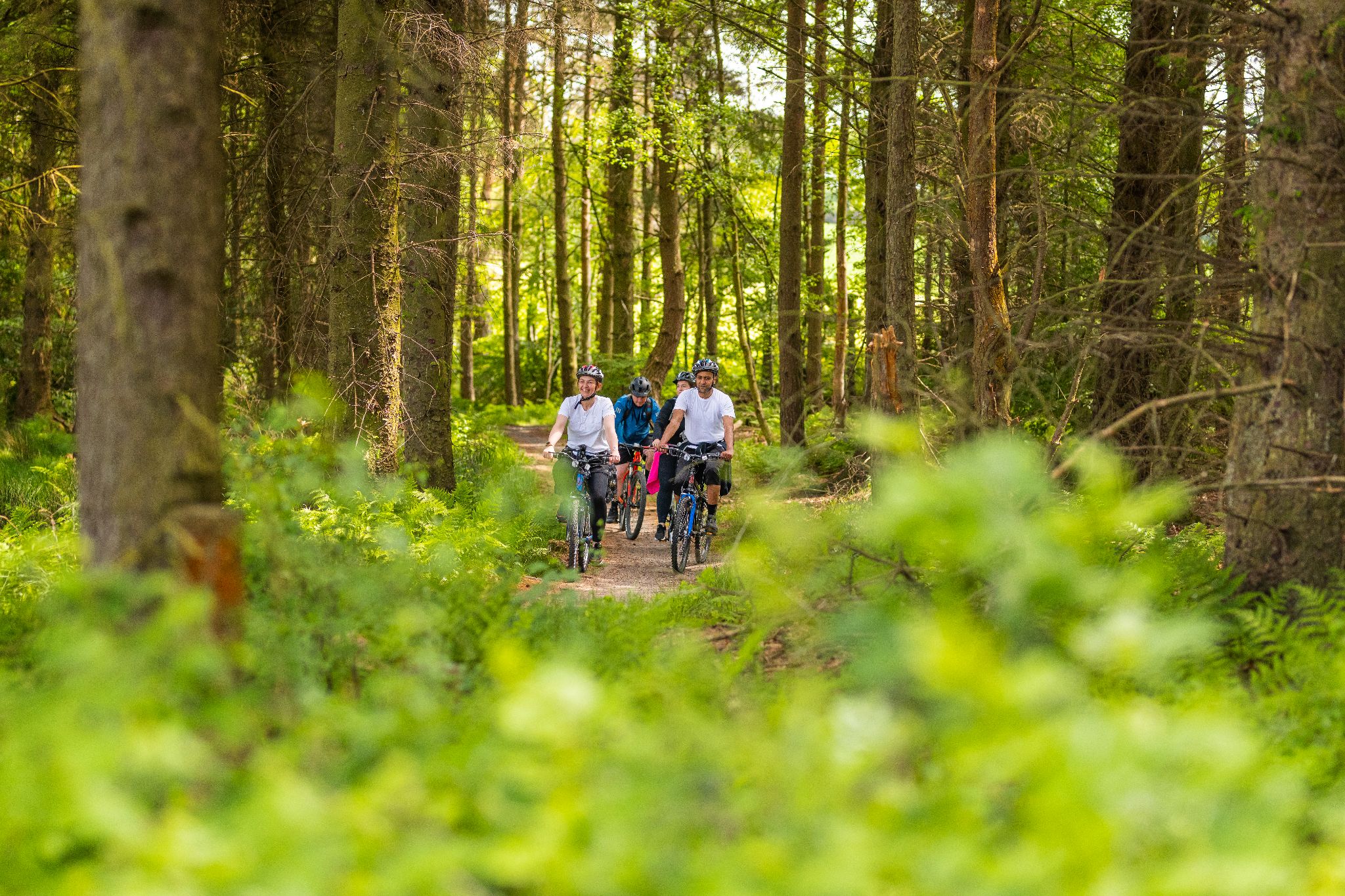 Group cycling at the HArTT Cycle Route