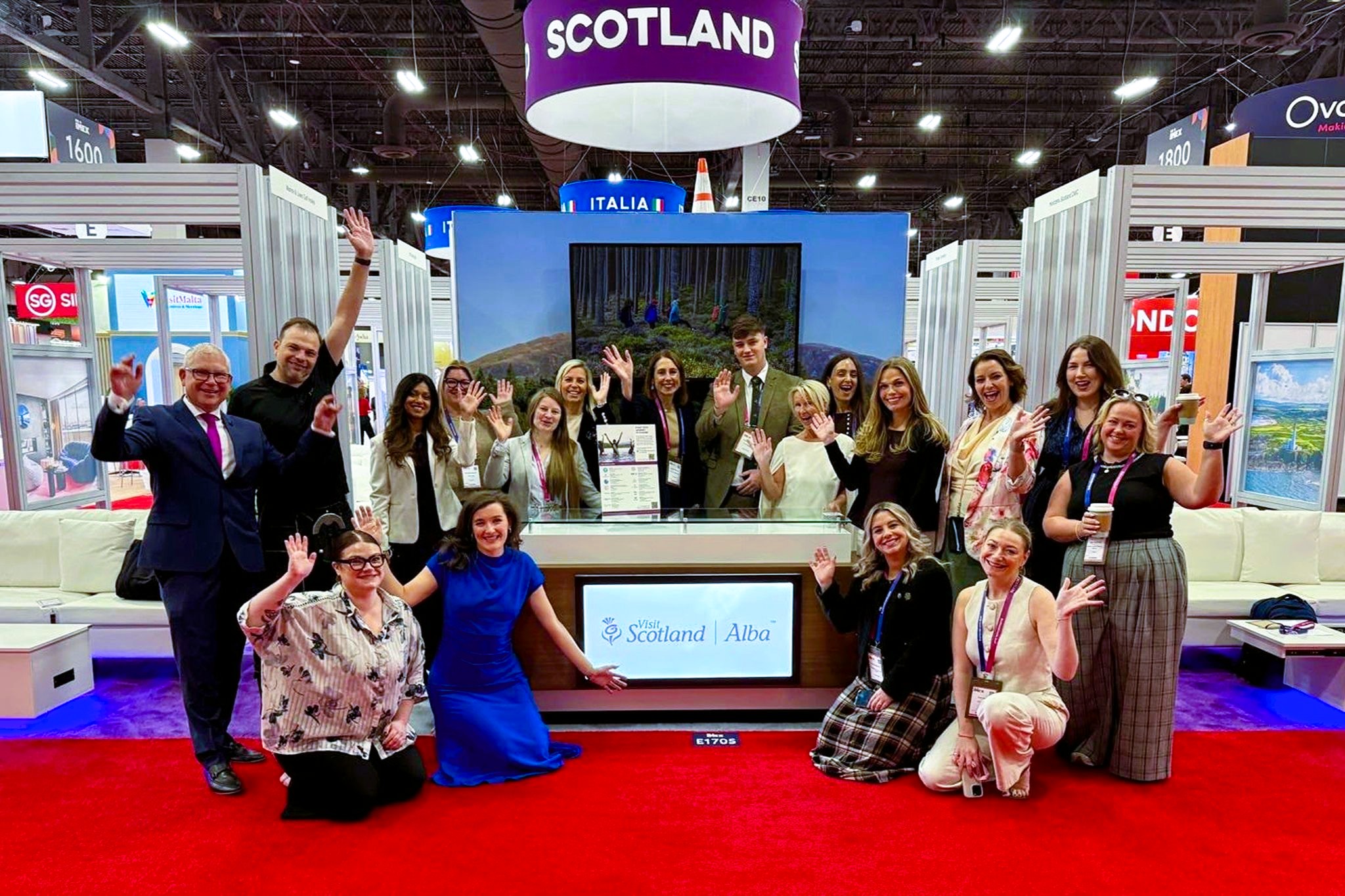 Scottish industry partners and Business Events team