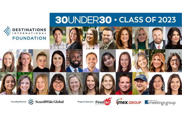 Destinations International 30 under 30 class of 2023 