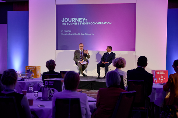 Head of Business Events, Neil Brownlee at the Journey: The Business Events Conversation